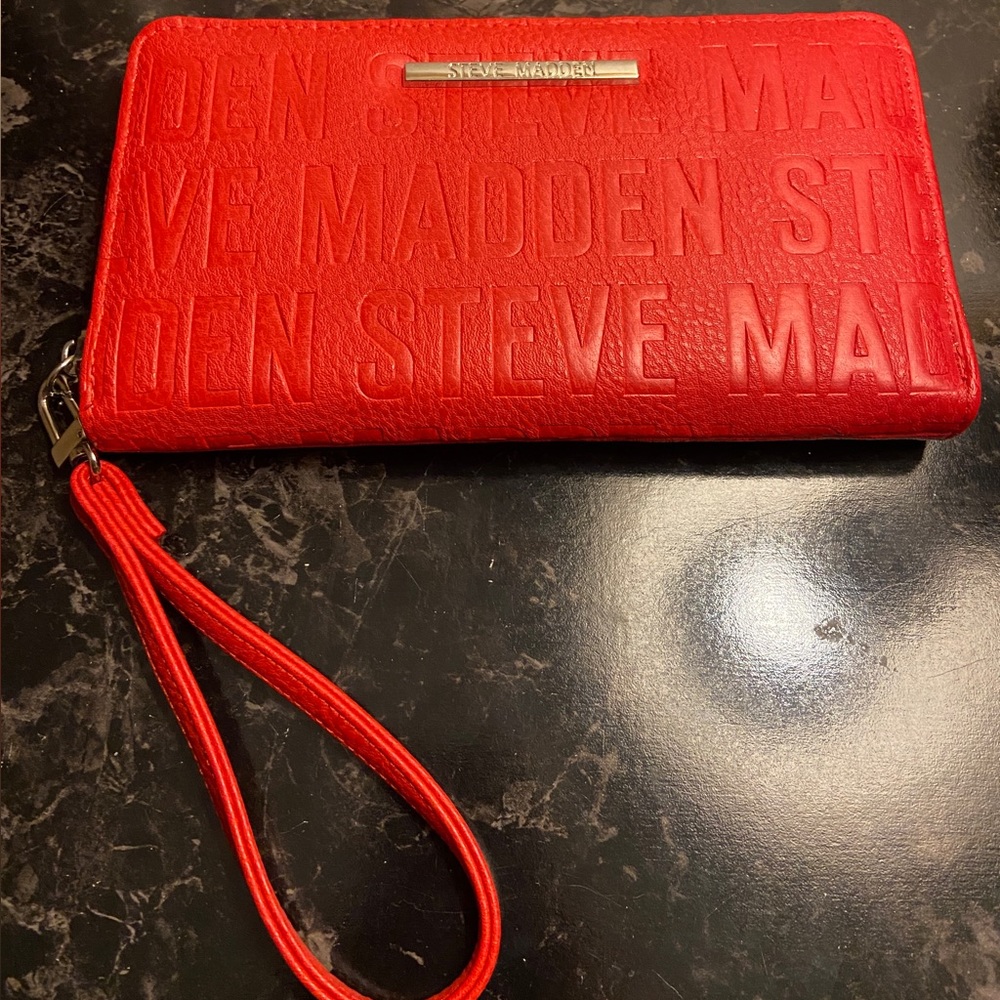 Steve Madden Red Wallet NWOT